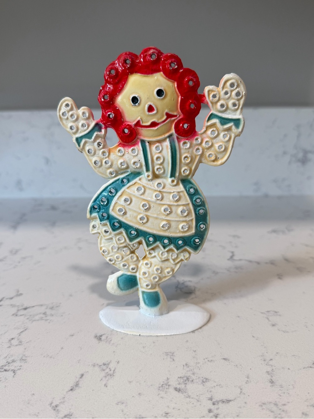 Vintage Raggedy Ann Earring Holder